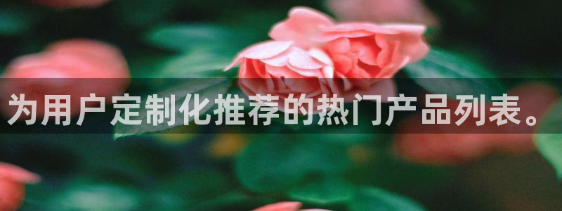 sbobet利记代理：为用户定制化推荐的热门产品列表。