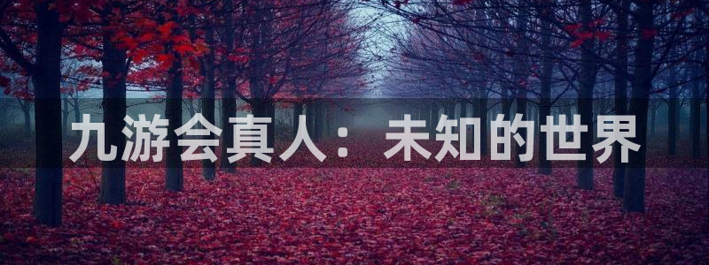 sbobet利记手机版下载：九游会真人：未知的世界